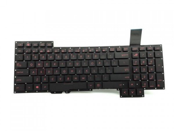 Tipkovnica za Asus Rog G751J G751JL G751JM G751JY G751JT 0KNB0-E601US00 / US (QWERTZ) / SLO nalepke